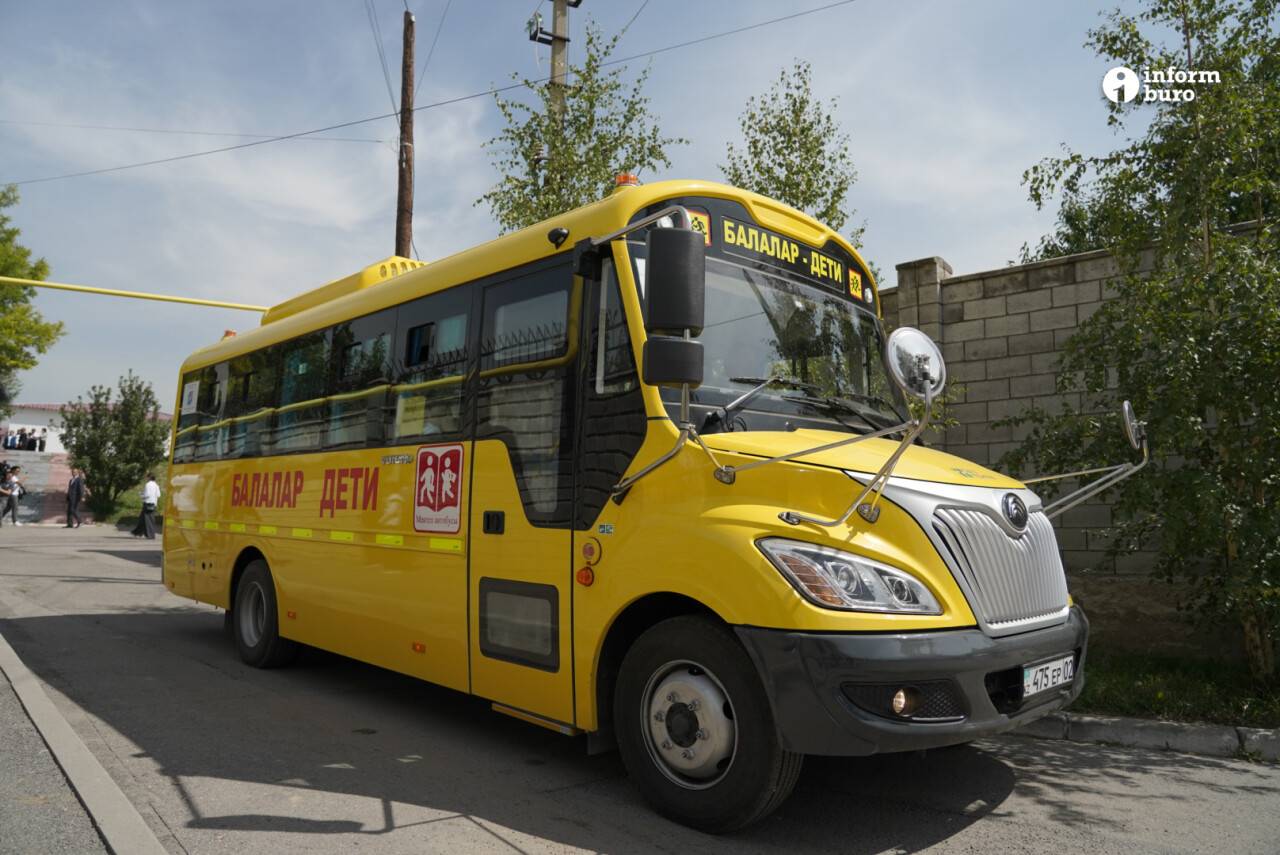 Новые школьные автобусы запустили в Жамбылской области.